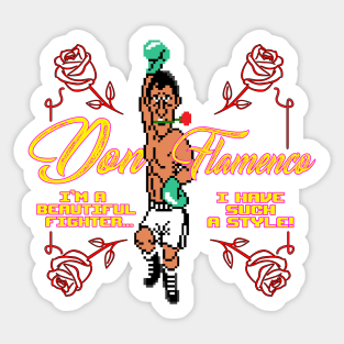 Don Flamenco from Punch-Out!! Sticker